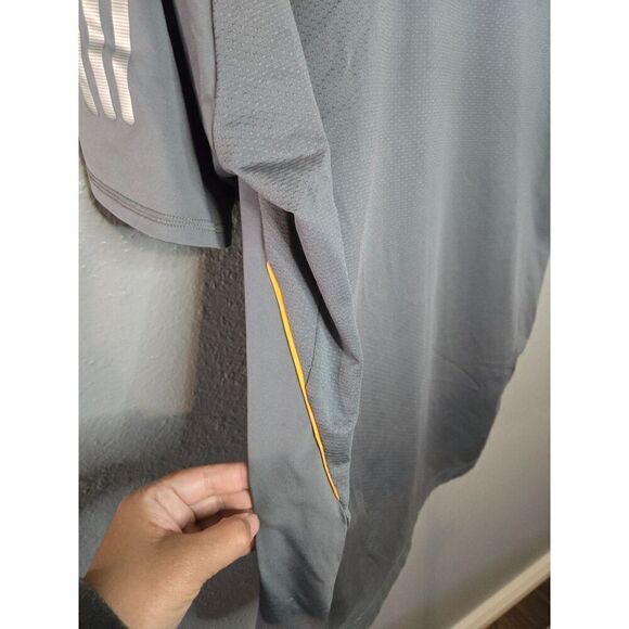 Adidas Men's Gray Climacool TPC Scottsdale Short Sleeve Polo Size large - Picture 8 of 9